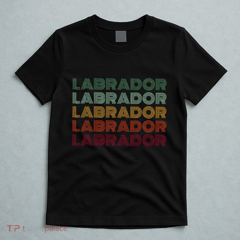 Labrador Dog Retro T-Shirt