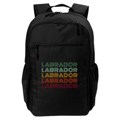 Labrador Dog Retro Backpack
