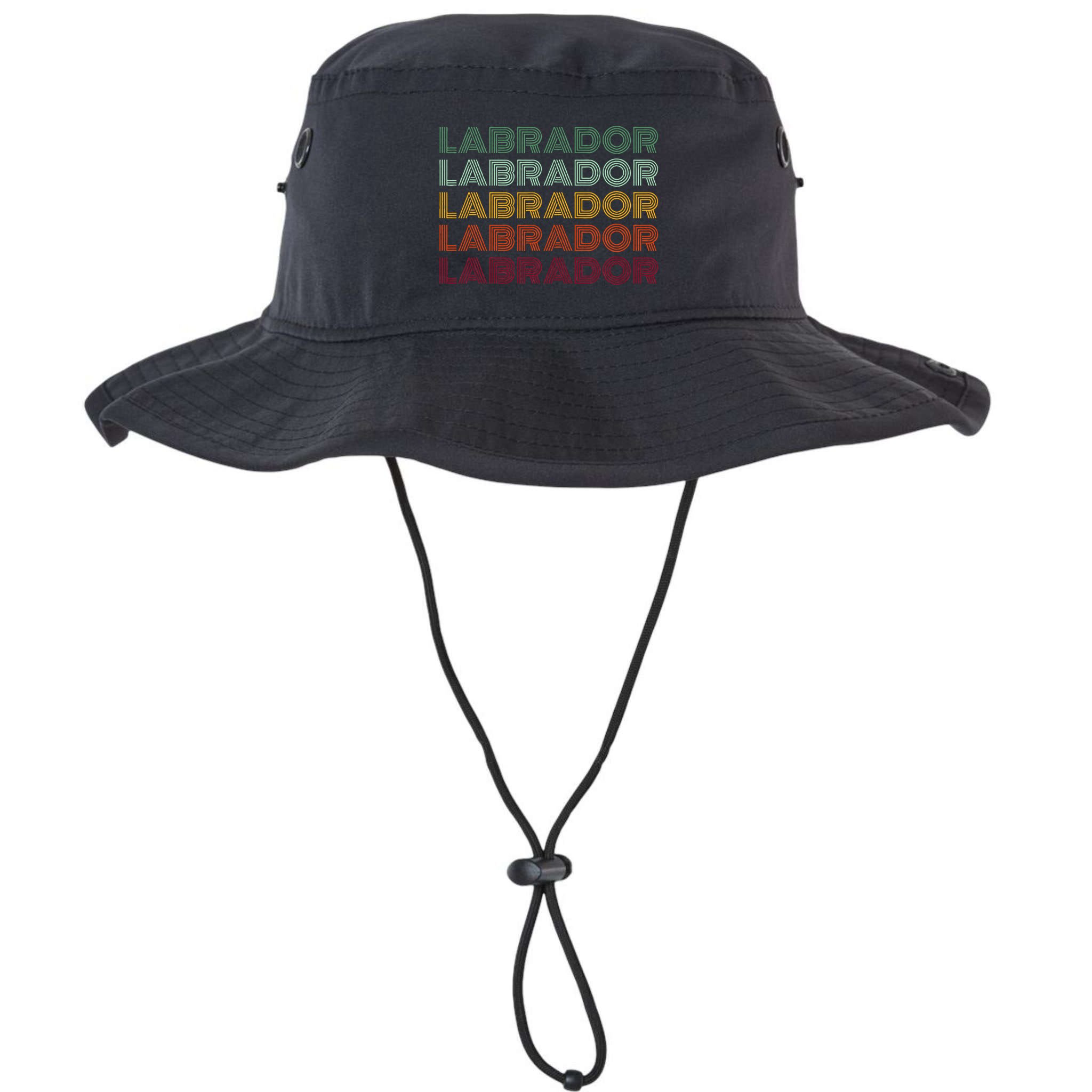 Labrador Dog Retro Bucket Hat