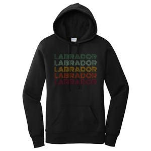 Labrador Dog Retro Women's Pullover Hoodie