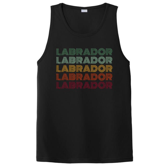 Labrador Dog Retro PosiCharge Competitor Tank