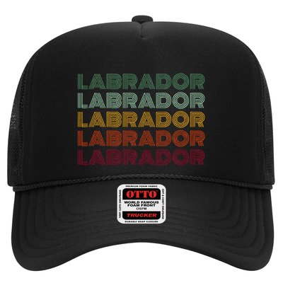 Labrador Dog Retro Trucker Hat