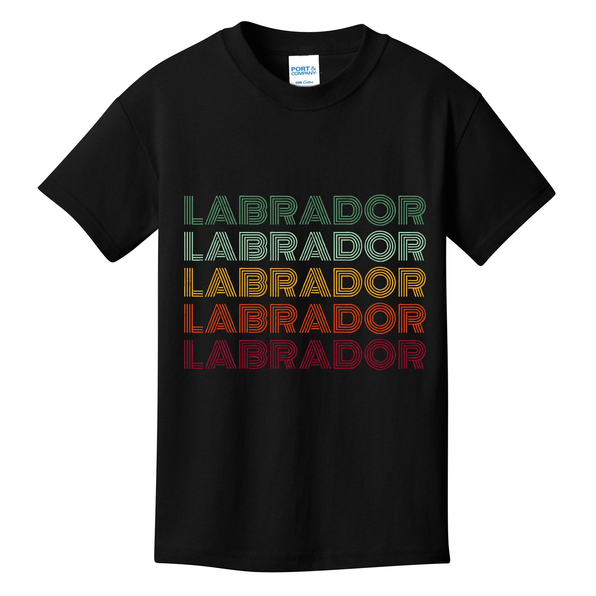 Labrador Dog Retro Kids T-Shirt