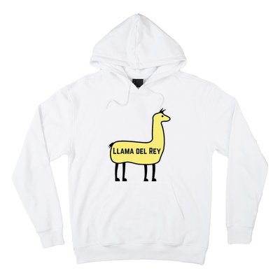 Llama Del Rey Lana Funny Music Animal Hoodie