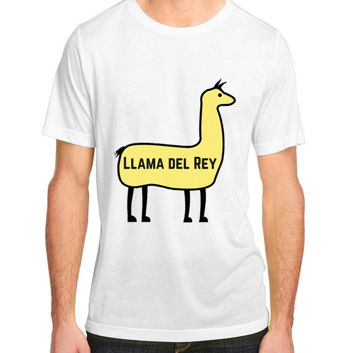 Llama Del Rey Lana Funny Music Animal Adult ChromaSoft Performance T-Shirt