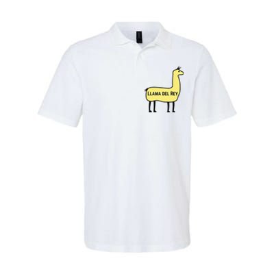 Llama Del Rey Lana Funny Music Animal Softstyle Adult Sport Polo