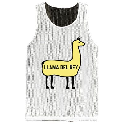 Llama Del Rey Lana Funny Music Animal Mesh Reversible Basketball Jersey Tank