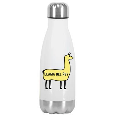 Llama Del Rey Lana Funny Music Animal Stainless Steel Insulated Water Bottle