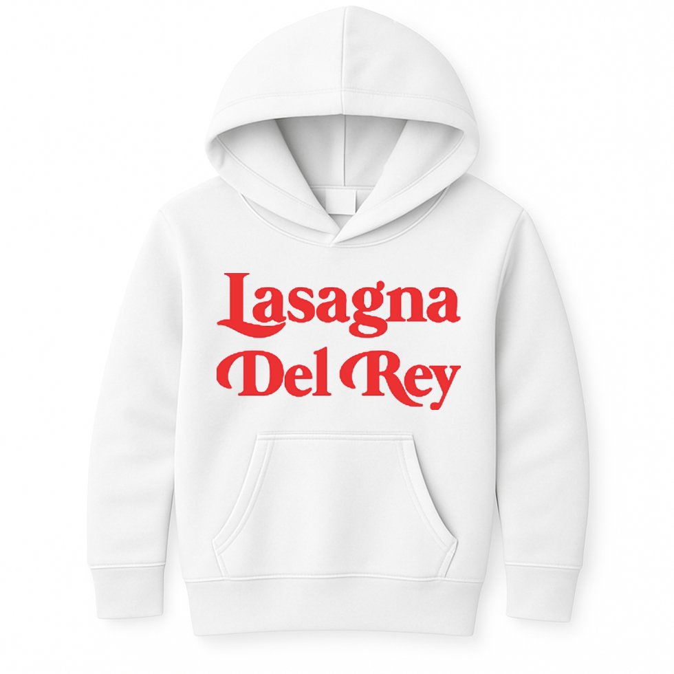 Lasagna Del Rey Kids Hoodie