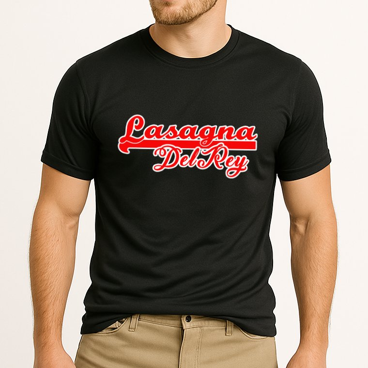 Lasagna Del Rey Italian Food Cooling Performance Crew T-Shirt