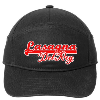 Lasagna Del Rey Italian Food 7-Panel Snapback Hat