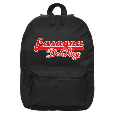 Lasagna Del Rey Italian Food 16 in Basic Backpack