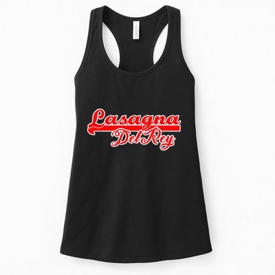 Lasagna Del Rey Italian Food Womens Tank Top