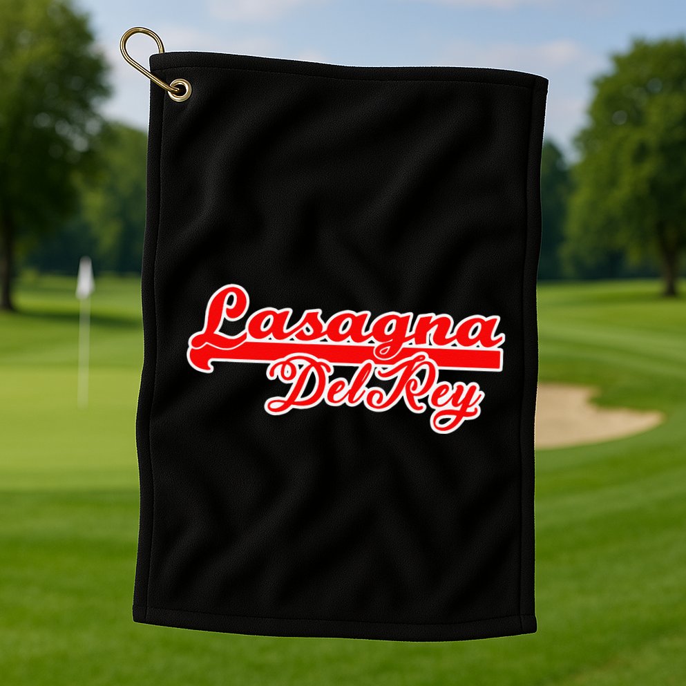 Lasagna Del Rey Italian Food Golf Towel