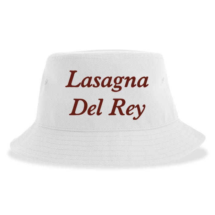 Lasagnas Del Rey Funny Lasagnas Del Rey Sustainable Bucket Hat