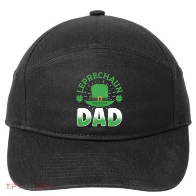 Leprechaun Dad St Patricks Day Ireland Shamrock Irish Father Funny Gift 7-Panel Snapback Hat