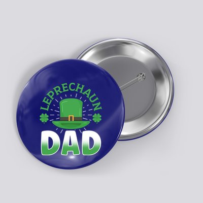 Leprechaun Dad St Patricks Day Ireland Shamrock Irish Father Funny Gift Button