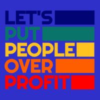 Leftist Democratic Socialist Union Retro People Over Profit Gift Poster