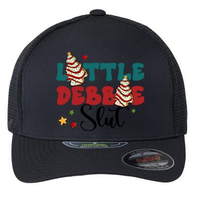 Little Debble Slut Cake Merry Christmas Tree Cake Gift Flexfit Unipanel Trucker Cap