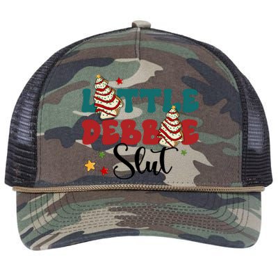 Little Debble Slut Cake Merry Christmas Tree Cake Gift Retro Rope Trucker Hat Cap