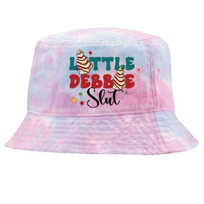 Little Debble Slut Cake Merry Christmas Tree Cake Gift Tie-Dyed Bucket Hat