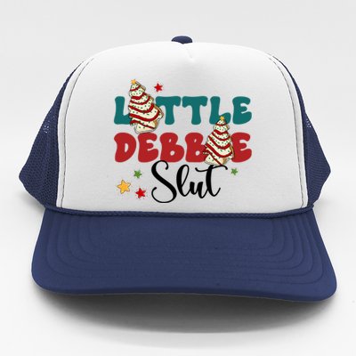 Little Debble Slut Cake Merry Christmas Tree Cake Gift Trucker Hat