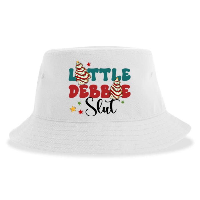 Little Debble Slut Cake Merry Christmas Tree Cake Gift Sustainable Bucket Hat