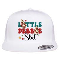 Little Debble Slut Cake Merry Christmas Tree Cake Gift Flat Bill Trucker Hat