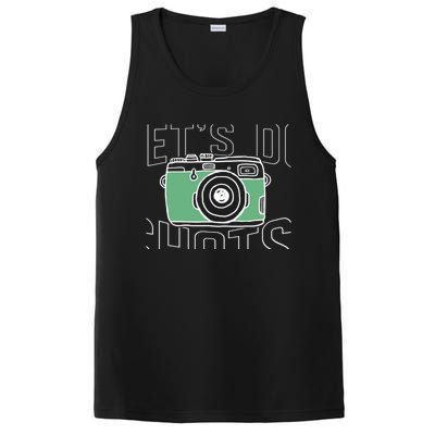 Let's Do Shots Wedding Photographers Funny Photographers Gift PosiCharge Competitor Tank