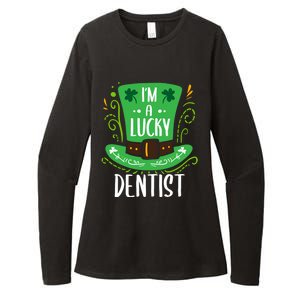 Lucky Dentist St Patrick's Day Dentists Funny Gift Womens CVC Long Sleeve Shirt