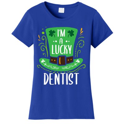 Lucky Dentist St Patrick's Day Dentists Funny Gift Women's T-Shirt