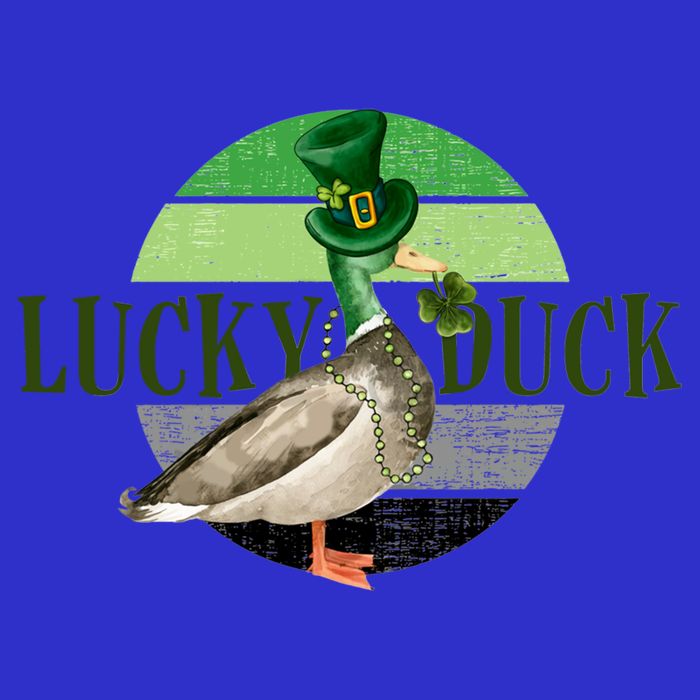 Lucky Duck St Patricks Day Duck Hunting Silly Goose Gift 16 in Basic Backpack