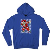 Lighting Dabbing Santa Christmas Ugly Sweater Dabbing Xmas Gift Hoodie