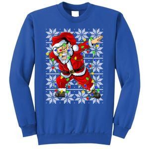 Lighting Dabbing Santa Christmas Ugly Sweater Dabbing Xmas Gift Sweatshirt