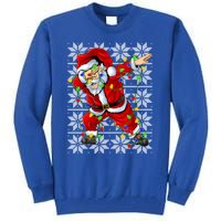 Lighting Dabbing Santa Christmas Ugly Sweater Dabbing Xmas Gift Tall Sweatshirt