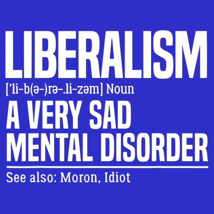 Liberalism Definition Sad Mental Disorder Funny Political Bag