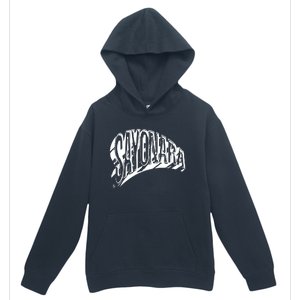 áLvaro DíAz Sayonara Metallic Urban Pullover Hoodie