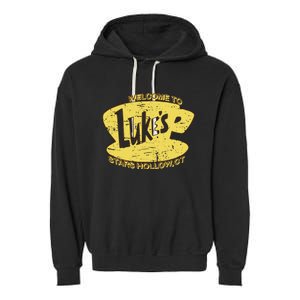 Lukes Diner Stars Hollow Garment-Dyed Fleece Hoodie