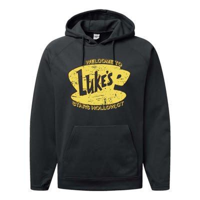 Lukes Diner Stars Hollow Performance Fleece Hoodie