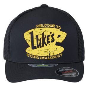 Lukes Diner Stars Hollow Flexfit Unipanel Trucker Cap