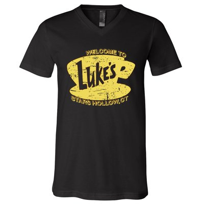 Lukes Diner Stars Hollow V-Neck T-Shirt