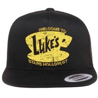 Lukes Diner Stars Hollow Flat Bill Trucker Hat