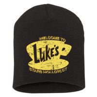 Lukes Diner Stars Hollow Short Acrylic Beanie