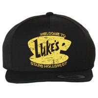 Lukes Diner Stars Hollow Wool Snapback Cap