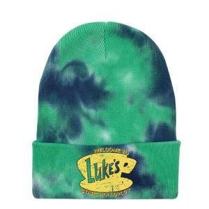 Lukes Diner Stars Hollow Tie Dye 12in Knit Beanie