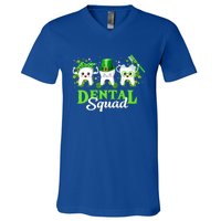 Leprechaun Dental Squad Dentist Shamrocks St Patricks Day Meaningful Gift V-Neck T-Shirt