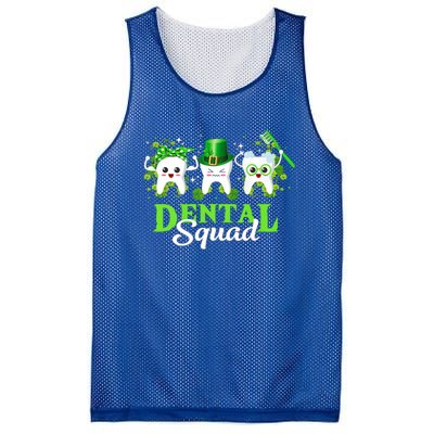 Leprechaun Dental Squad Dentist Shamrocks St Patricks Day Meaningful Gift Mesh Reversible Basketball Jersey Tank