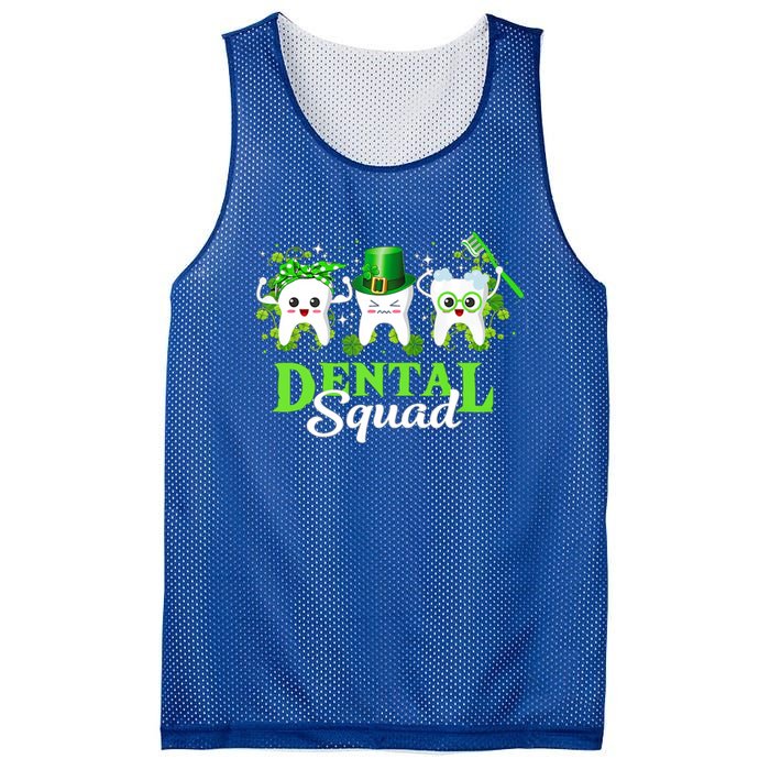 Leprechaun Dental Squad Dentist Shamrocks St Patricks Day Meaningful Gift Mesh Reversible Basketball Jersey Tank