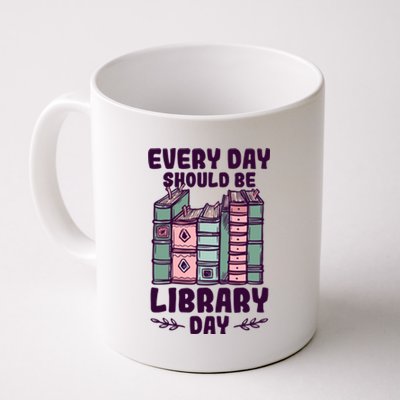 Library Day School Librarian Library Worker Cute Gift Coffee Mug