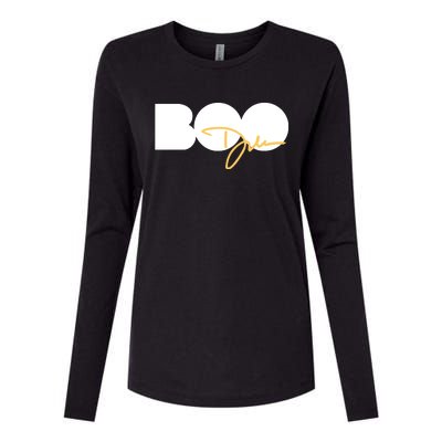 Limited Dawn Staley Wearing Boo Womens Cotton Relaxed Long Sleeve T-Shirt